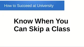 Know the Cost of Missing a Class thumbnail